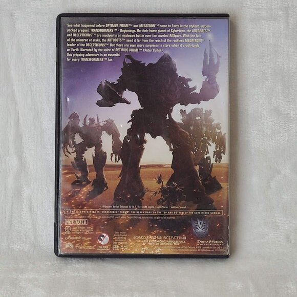 Transformers: Beginnings DVD 2007 Widescreen Walmart Exclusive Dreamworks - Picture 4 of 7